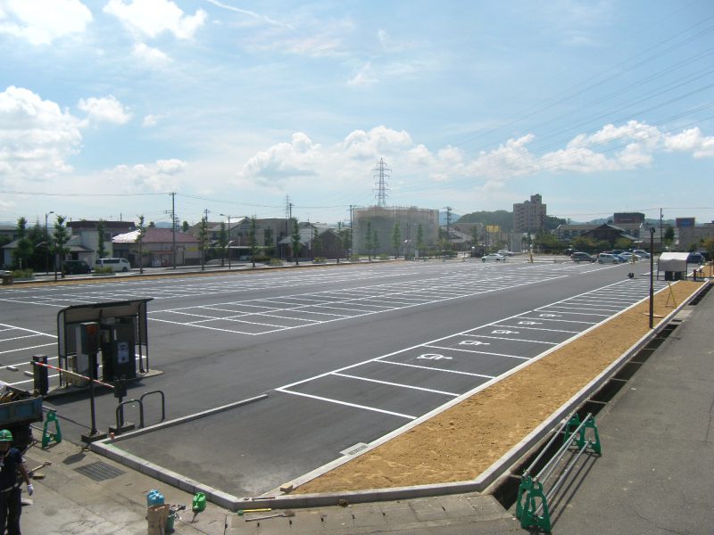 東公園駐車場改良工事その１