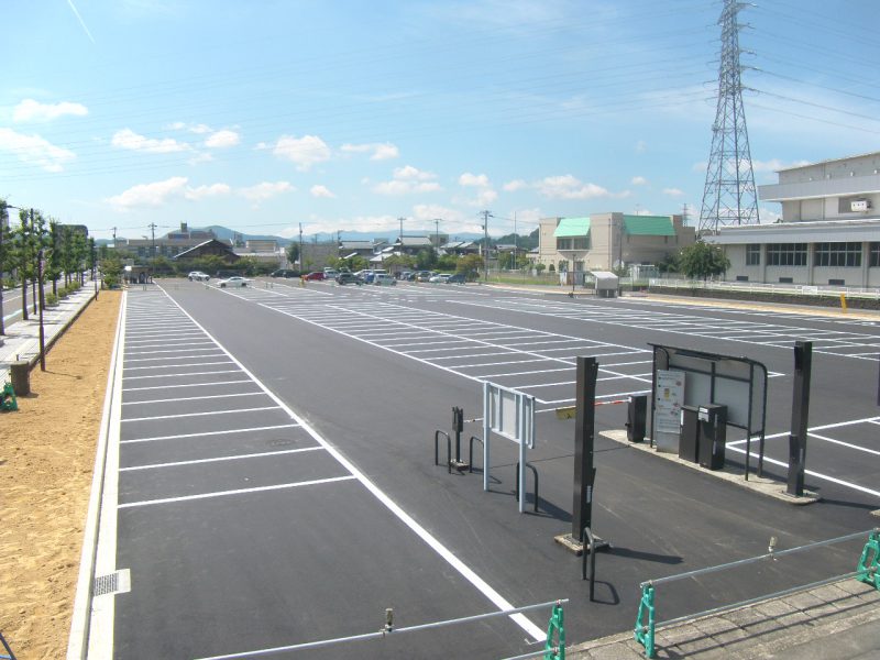 東公園駐車場改良工事その１