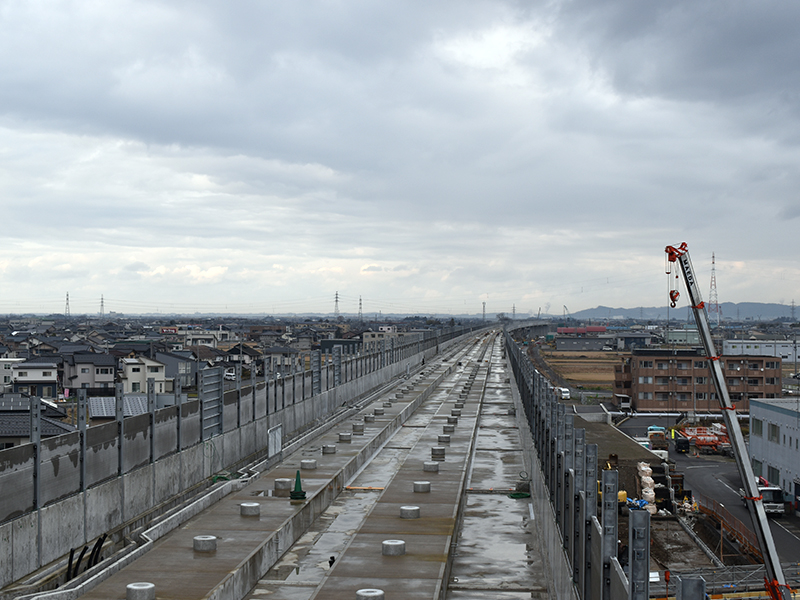 北陸新幹線、九頭竜川橋りょう他（鉄建・安部日鋼・清水組JV）