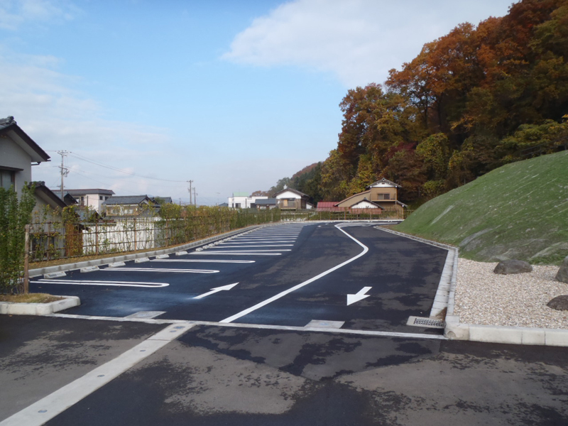 道の駅西山公園駐車場整備工事